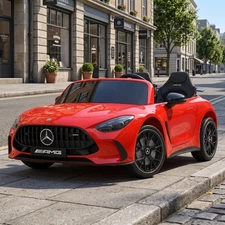 Детский электромобиль M 6313EBLR-3(24V) красный двухместный Mercedes